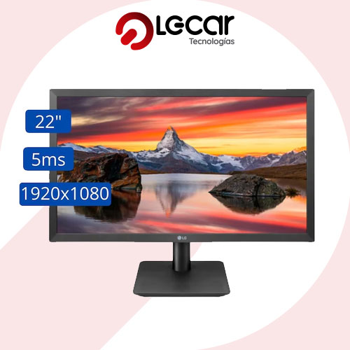 MONITOR LG 22MN430M-B LED 21.5 PULG IPS 1920X1080 (FHD)VGA / HDMI MONITOR LG 22MN430M-B LED 21.5 PULG IPS 1920X1080 (FHD)VGA / HDMI